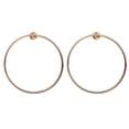 thumbnail image 1 of Pendientes de botón geométricos simples de Morden Joyas de botón de oreja de círculo grande Salvador  círculo pendientes grandes, 1 of 10