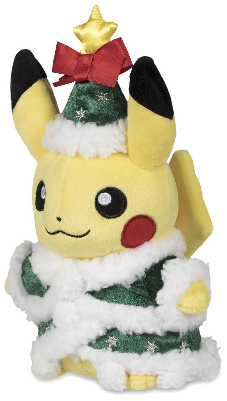 pikachu christmas plush