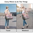 thumbnail image 5 of Paisley Boho Design Duffel Vintage Floral Weekender Bag with Artistic Ethnic Pattern, Chic Mala Inspired Design, 5 of 5