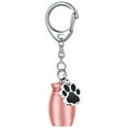 thumbnail image 1 of Pcs Pet Urns Keychain Dog Urns For Ashes, Pet Ashes Keepsake Jewelry, Small Pet Cremation Urns With 2 Storage Bags, Paw Print Memorial, Dog Jewelry, Portable Keychain Urns, Metal Frame, For, 1 of 8