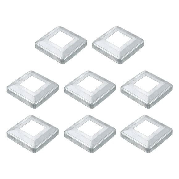 8Pack Post Base Cover, 4.25x4.25 Metal Integral Style Post Skirt Porch Column Wrap(2x2)