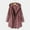 Red, variant on Babysbule Women's Tops, Jackets& Coat Fashion Women Plus Size Casual Button Pockets High Low Long Sleeve Hooded Coat Tops