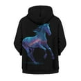 thumbnail image 2 of Uourmeti Milky Way Horse Girls Zip Up Hoodie Lightweight Comfy Long Sleeve with Pockets Casual Fall Top for Teens Size 13-14, 2 of 7