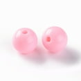 thumbnail image 2 of 500g Opaque Acrylic Beads Round Pearl Pink 12x11mm Hole: 1.8mm about 566pcs/500g, 2 of 6