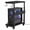 Carbon fiber, variant on 5-Levels Height Adjustable Rolling PC Tower Stand with Locking Wheels, for Office, Home & Gaming, Compact Under Desk Computer Holder, 23.23"-33.46"