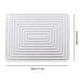 thumbnail image 4 of Tapis de Table Résistant à la Chaleur en Silicone Vague Pot de Napperon Support de Coussin Suspendu Réutilisable Bol Tasse Salle à Manger de Bureau Pad Blanc, 4 of 9