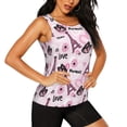 thumbnail image 2 of Lsque Eiffel Tower and Butterflies Printed Workout Tank Tops for Women, Athletic Sports Tank Tops, Compression Sleeveless Dry Fit Shirts,Sleeveless Yoga Shirt-XX-Large, 2 of 9