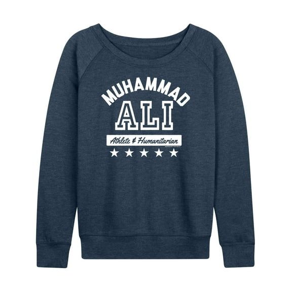 Muhammad Ali - Boxing Legend - Athlete & Humanitarian - Women's Lightweight French Terry Long Sleeve Shirt