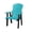 Black, Aruba Blue, variant on DutchCrafters Plastic Poly Adirondack Outdoor Patio Chair with Slat Fan Back - Amish Made in USA&nbsp;