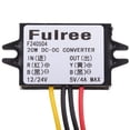 thumbnail image 4 of 12V / 24V A 5V 4A 20W LED Reductor Reductor Regulador Para De Alimentación Del Coche Sharpla 12V 24V a 5V, 4 of 8
