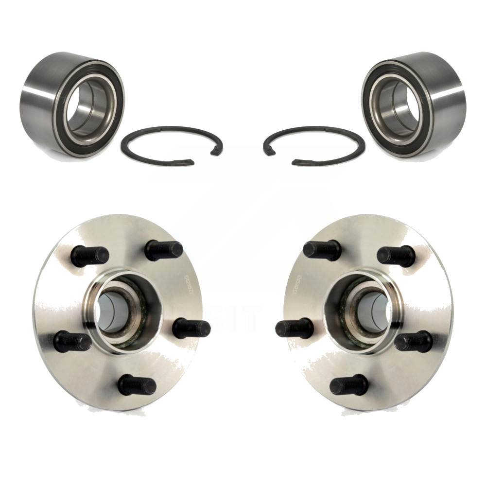 Front Rear Wheel Bearing And Hub Assembly Kit For Chrysler PT Cruiser