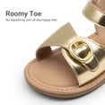 thumbnail image 5 of DREAM PAIRS Girls Open Toe Sandals Adjustable Strap Comfortable Summer Shoes for Toddler and Little Kids, 5 of 6