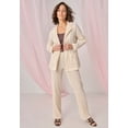 thumbnail image 2 of Jessica London Women's Plus Size Gauze Blazer, 2 of 5