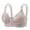 Gray, variant on Telankuip Front Closure Bras for Women Wireless Push up Supportive Front Hook Bras Lightweight Thin Cup Breathable Comfortable Bralettes Fashion Lift Full Coverage Bras 46
