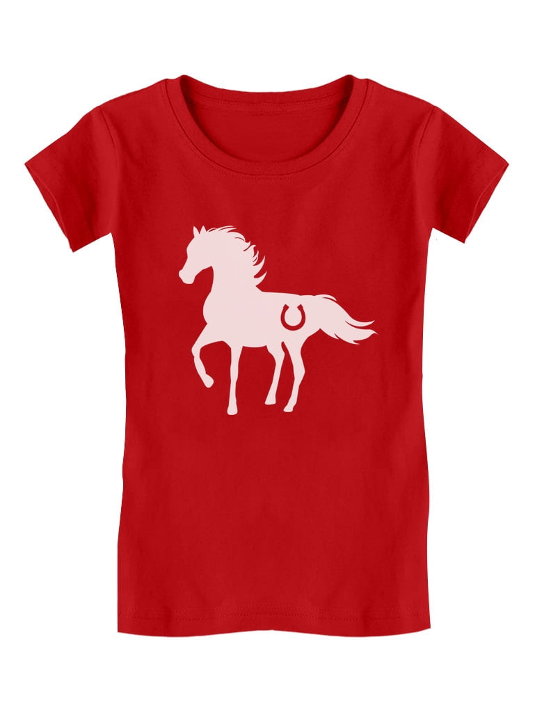 A Girl Who Loves Horses Horse Lover Gift Youth Kids Sweatshirt Tstars 