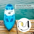 thumbnail image 4 of Kayak Float Rope Tow Line with Marker Buoy PVC Ball Stainless Steel Carabiner High Visibility Heavy Duty Drift Sock Harness Nylon Rope Boat Accessories, 4 of 6
