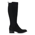 thumbnail image 3 of GENTLE SOULS KENNETH COLE Womens Black Zipper Accent Cushioned Round Toe Leather Riding Boot 8.5 M, 3 of 4