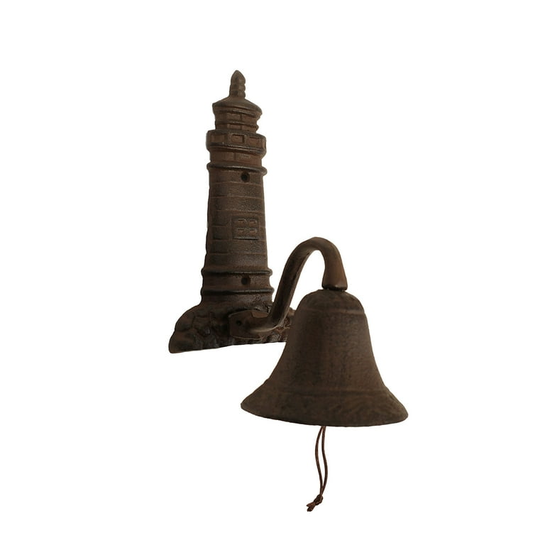 Cast Iron Lighthouse Welcome Bell Cast Iron Lighthouse Welcome Bell