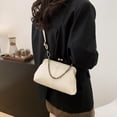 thumbnail image 4 of SPEKSEE Women PU Leather Kiss Lock Shoulder Bag Shoulder Crossbody Bag Texture Crossbody Bag for Work Shopping Travel Daily Use, 4 of 18