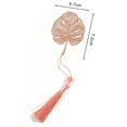 thumbnail image 6 of Eoperou Plant Vein Bookmark with Exquisite Tassel Hollow Design Classical Metal Leaf Page Marker Teacher Student Gift, 6 of 8