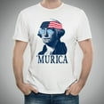 thumbnail image 5 of UGP Campus Apparel George Washington Murica Basic Cotton T-Shirt - 2X-Large - White, 5 of 6