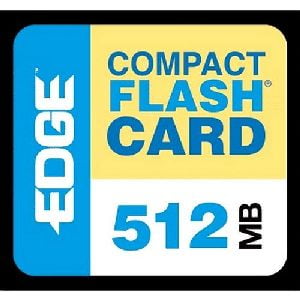 - EDGE Tech 512MB Digital Media CompactFlash Card - 512 MB