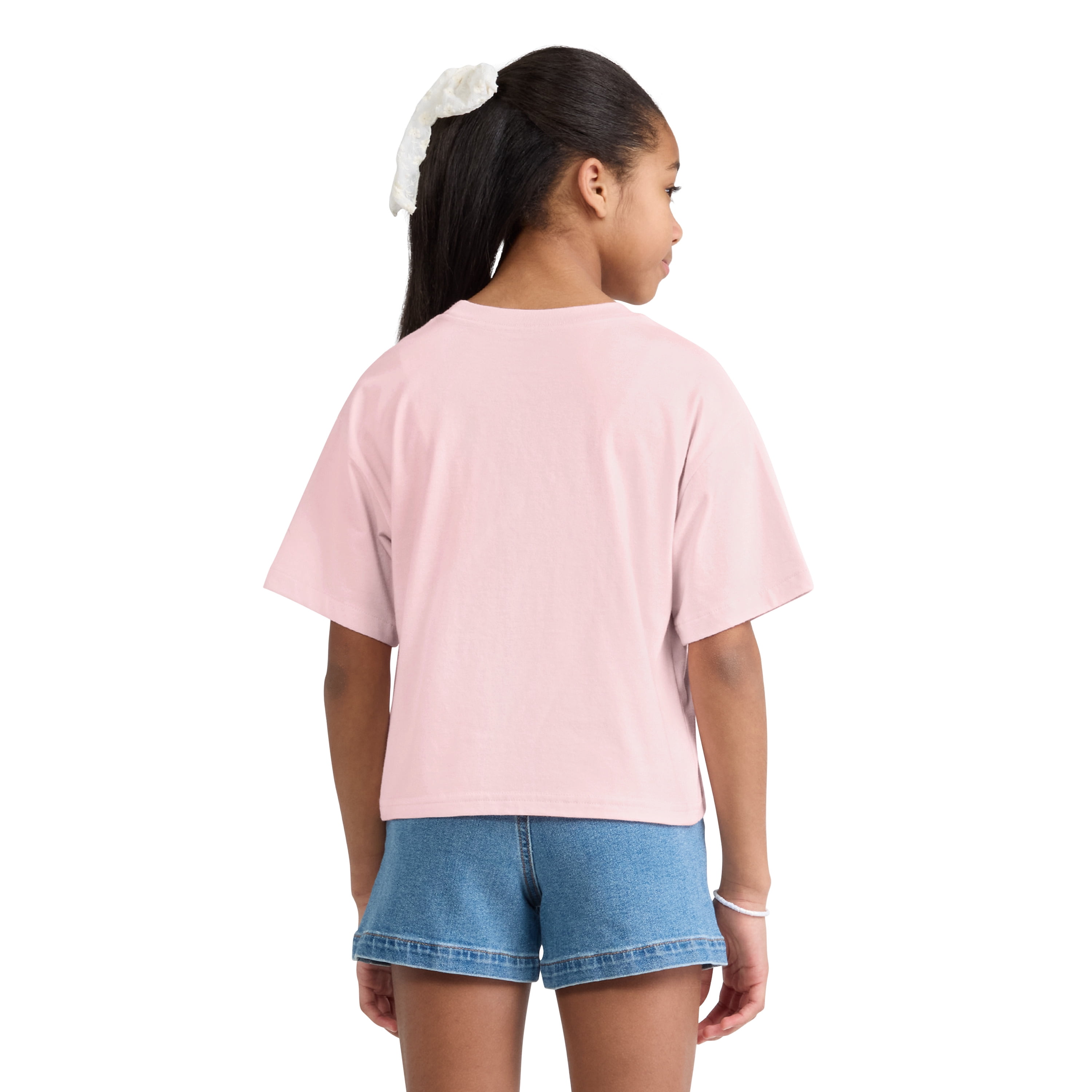 Levi Strauss Signature Girls Short Sleeve Graphic Tee, Size 4-16