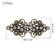 thumbnail image 2 of Paquete de 2 Clips de suéter vintage, broche retro para capa, clips de cárdigan, clips de chal, clip de camisa de vestido (bronce), 2 of 7
