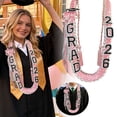 thumbnail image 1 of BotaniNest Double Layer Graduation Ribbon Ribbon Belt Honorary Rope Hand Woven Graduation Ribbon Graduation Sash Graduates' Commemorative, 1 of 6