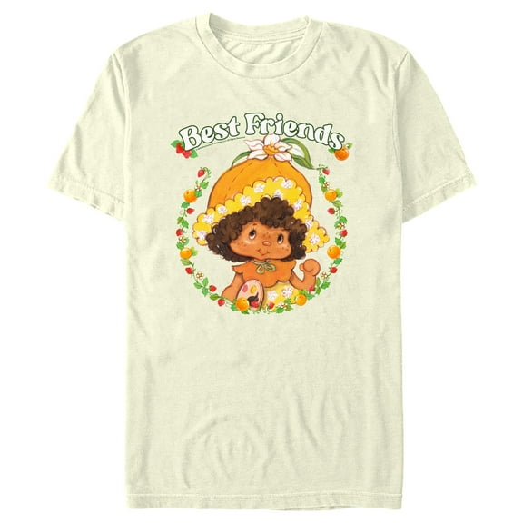 Men's Strawberry Shortcake Cute Orange Graphic T-Shirt