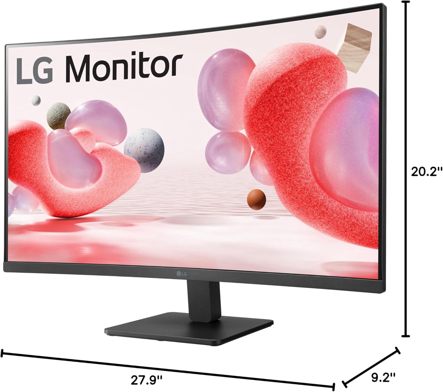 LG 32" FHD Curved 100Hz Monitor with FreeSync - 32MR50CS