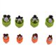 thumbnail image 3 of Cortadores de galletas de acero inoxidable Cortadores de frutas y verduras Cortador de verduras con forma de animal Cortador de galletas + Push-Pull, 3 of 7