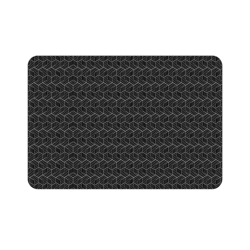 Induction Cooktop Mat Protector,Silicone Induction Stove Top Protector 30.8 * 20.5 * 0.02in,Reusable Antiscratch Electric Stove Burner Covers,Non Slip Antistrike Induction Cooktop Protector Black