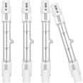 thumbnail image 1 of Eco R7s Halogen Bulb 78mm 80w 230v 1050lm Warm White 2700k T3 J Type Bulb For Work, Security, Landscape Lighting, Street Lights (pack Of 4), 1 of 5