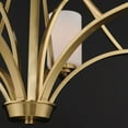 thumbnail image 5 of 20036SWSBR Maxim Lighting Deven - 9 Light 2-Tier Chandelier In Modern Style-32 Inches Tall and 32 Inches Wide-Satin Brass Finish    -Traditional, 5 of 5