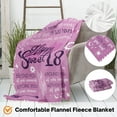 thumbnail image 5 of 12th Birthday Gifts for Girls Happy Sweet 12 Blanket Gifts 12 Year Old Flannel Fleece Throw Blankets for Daughters, Nieces, Granddaughters, Twelve Birthday Gift Idea Decorations, 12th, 50''X60'', 5 of 5