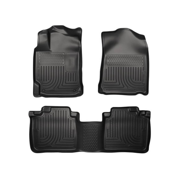 Husky Liners 98541 Weatherbeater Floor Mats Fit 2009-2011 Toyota Venza - Front/2nd Seat - Black