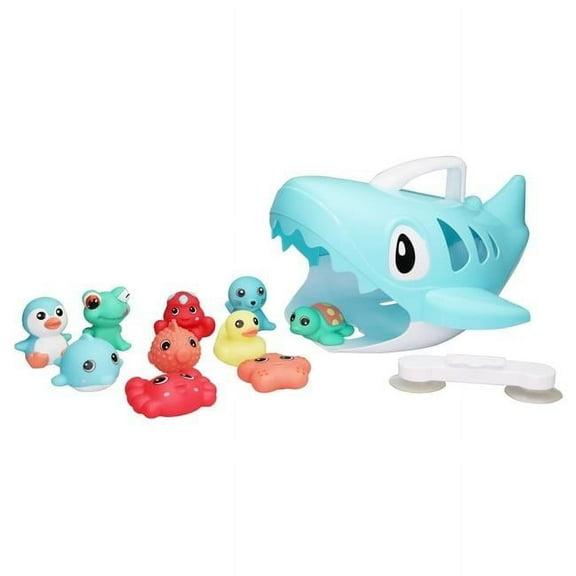 Lots to Play Toys - Shark Scoop Bath Toy Storage with Accessories