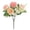 B, variant on Artificial Peony Stem Small Faux Floral Bouquet Lifelike Bloom For Home Indoor Dining Table Centerpiece Kitchen Wedding Decor