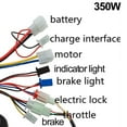 thumbnail image 3 of 24-48V Brush Controller Throttle Grip Set Comfortable Grip Digit Display Heat Dissipation For 24V 36V 48V Motors, 3 of 7