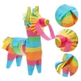 thumbnail image 4 of CIMAXIC Fête 3 Pcs Mini Âne Pinatas Cinco de Mayo Fiesta Décorations Pinata Cadeaux de Fête Décorations de Fête, 7.28"X5.71"X1.77 Pouces, 4 of 5