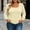 Beige, variant on Womens Pleated Plus Size Shirts Casual Trendy Long Sleeve Square Neck Loose Fit Fall Tops Blouse Beige 2XL