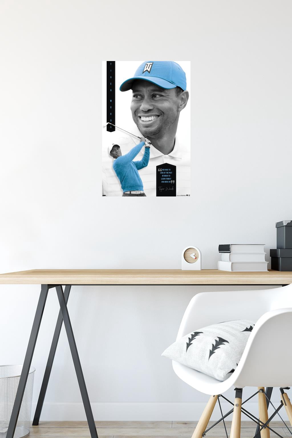 Tiger Woods - Learn From It 14" x 22" Framed Poster, by Trends International