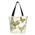thumbnail image 1 of Fotbe Chickens Bolsa de Playa con Estampado, Bolsa de Hombro, Bolsa de Mano Espaciosa, Bolsa de Viaje Ligera, Bolsa de Compras Versátil, 1 of 6
