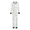 thumbnail image 3 of Christmas Family Pajamas Matching Sets Christmas Family Matching Pajama Set Long Sleeve Crew Neck Full Length Pants Soft Comfortable Festive Sleepwear For Mom Dark Gray M, 3 of 7
