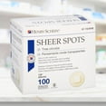 thumbnail image 4 of Adhesive Sheer Spot Bandage 7/8", 1000 Counts | Durable, Breathable, & Flexible Bandages - 100 per Box, 10 Boxes, 4 of 6