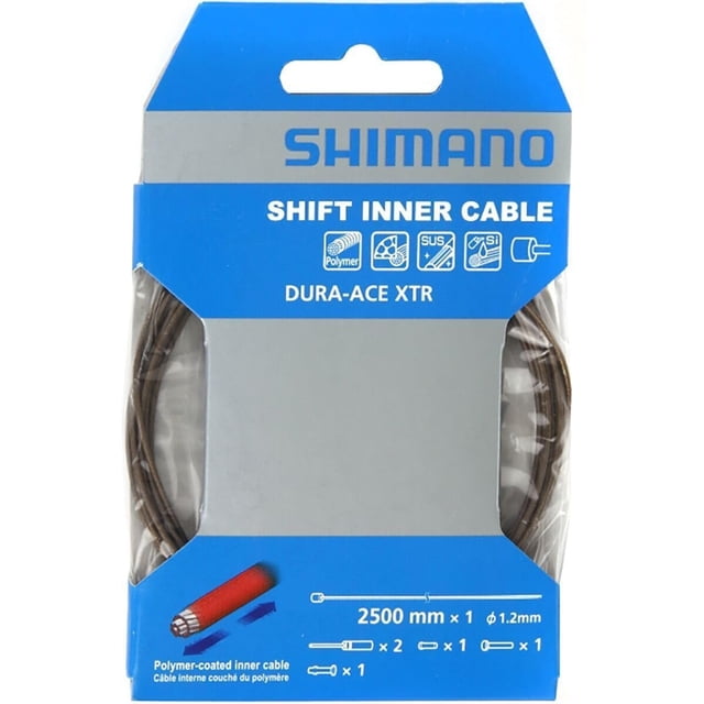 Cable de cambio interno SHIMANO Dura-Ace/XTR recubierto de polímero 2500 mm
