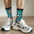 thumbnail image 6 of Vsdgher Medical Elements Crew Socks for Men & Women, Breathable Casual Athletic Ankle Socks, 6 of 6