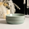 thumbnail image 2 of Stone Lain Claire 8-Piece Pasta Bowl Set Stoneware, Service for 8, Green, 2 of 6
