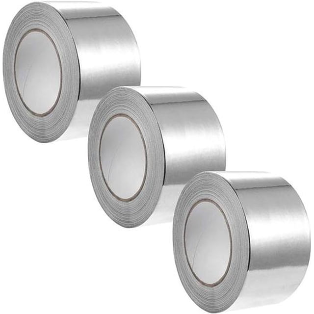 Cinta de aluminio Saffire Heavy Duty HVAC de 7,6 cm x 45,7 m (paquete de 3)